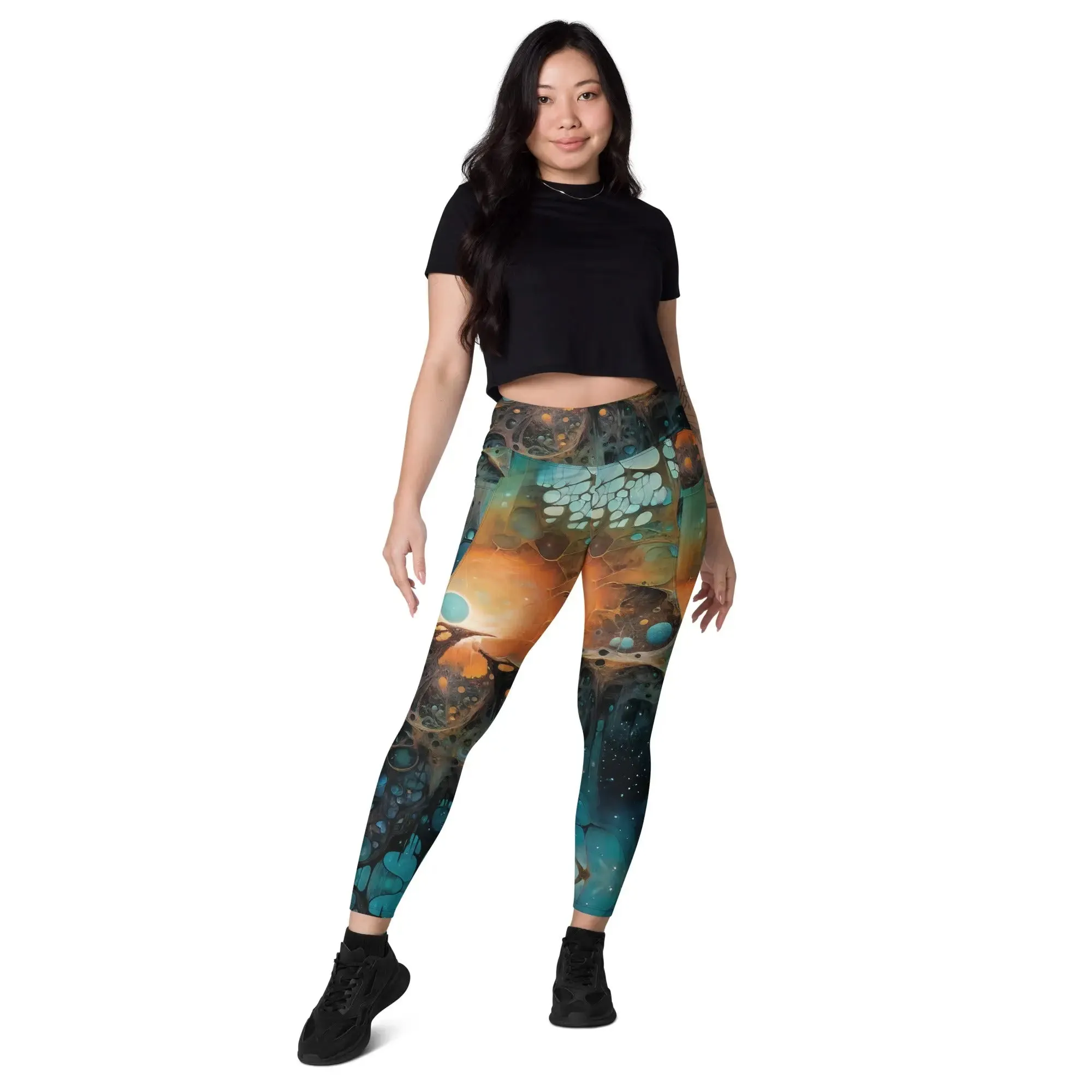 Leggings with Pockets Chthonic Echoes