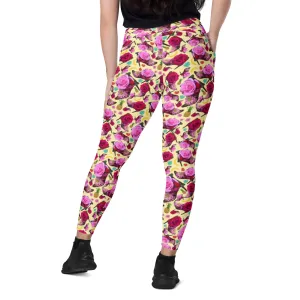 Leggings with pockets 'Jungle Flower'