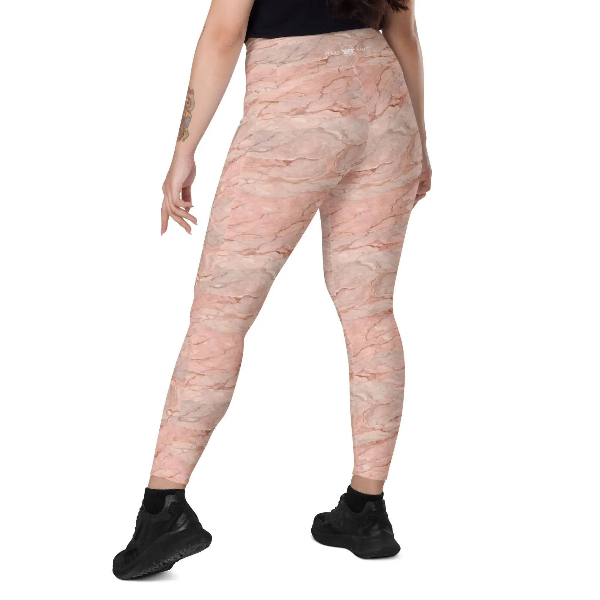 Leggings with Pockets Rosa Antica