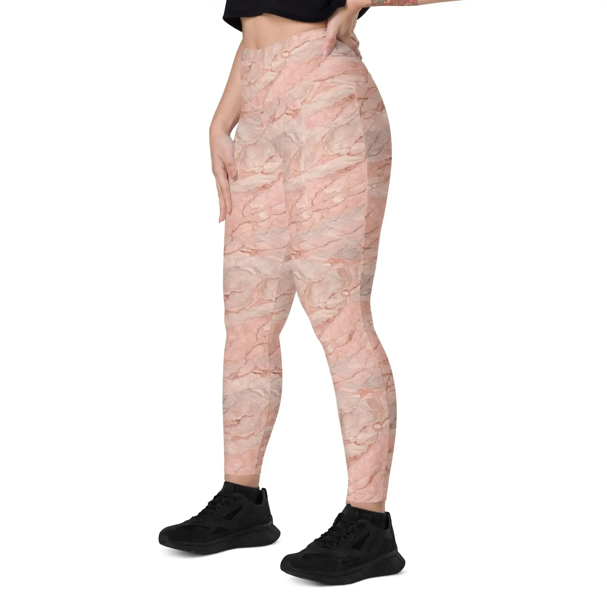 Leggings with Pockets Rosa Antica
