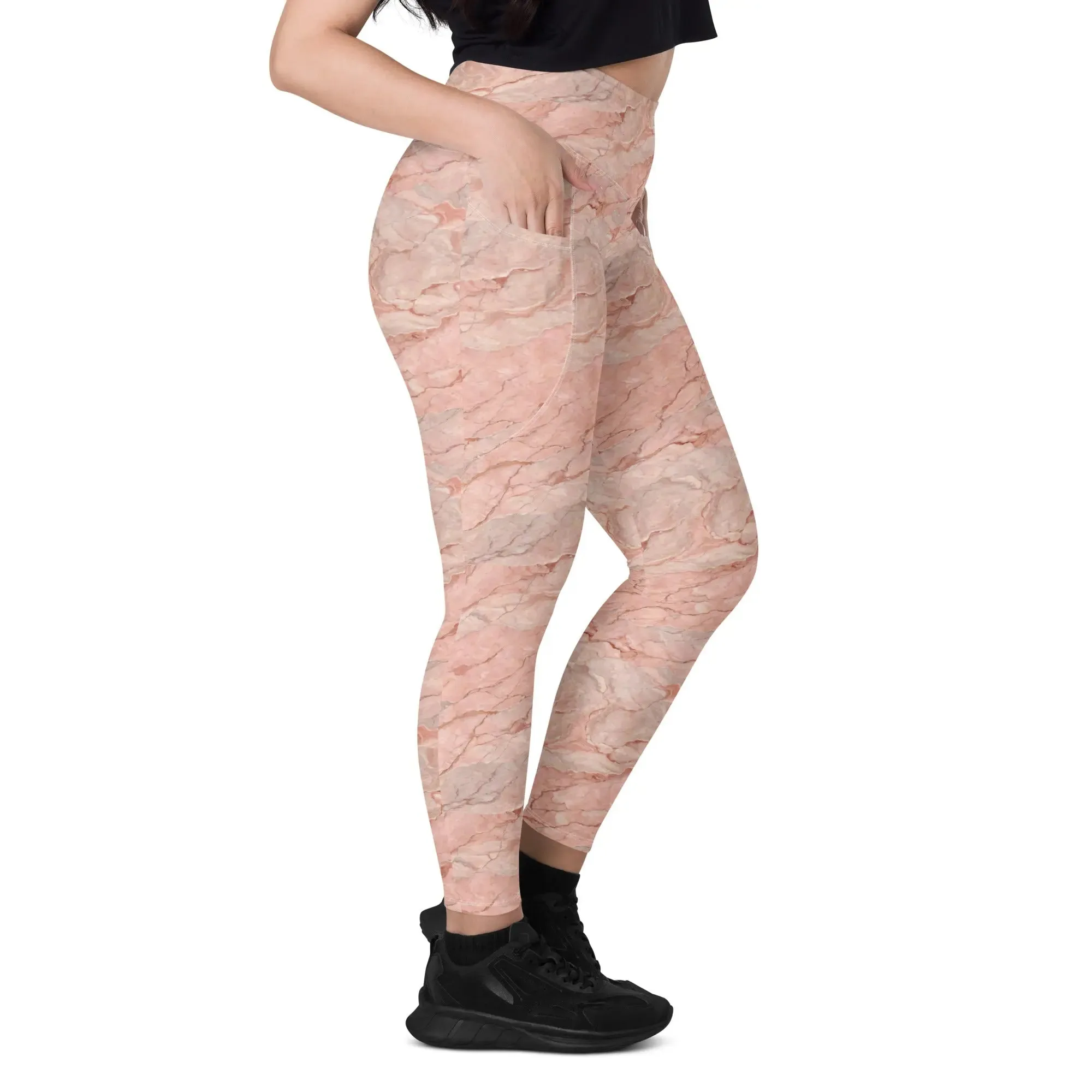 Leggings with Pockets Rosa Antica