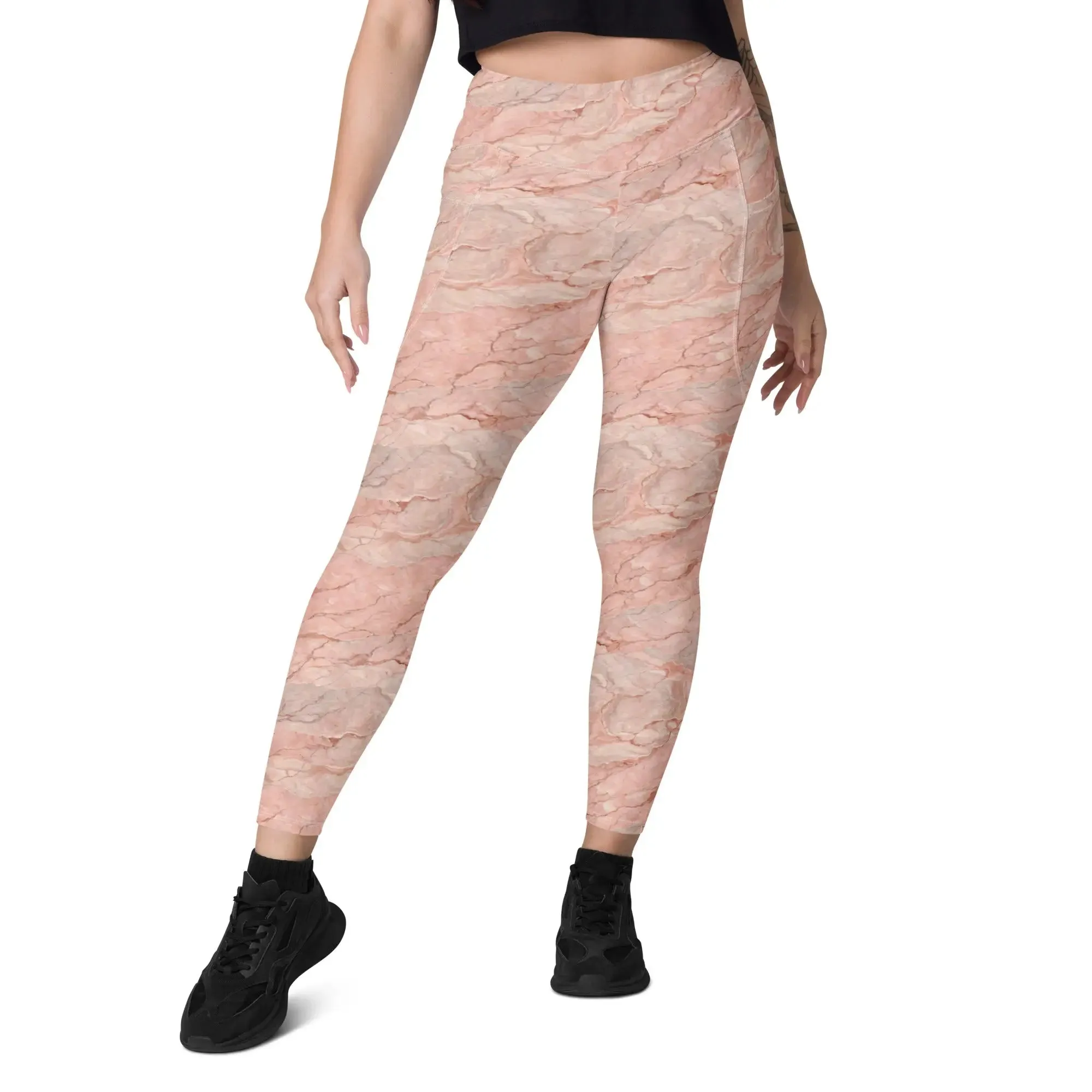 Leggings with Pockets Rosa Antica