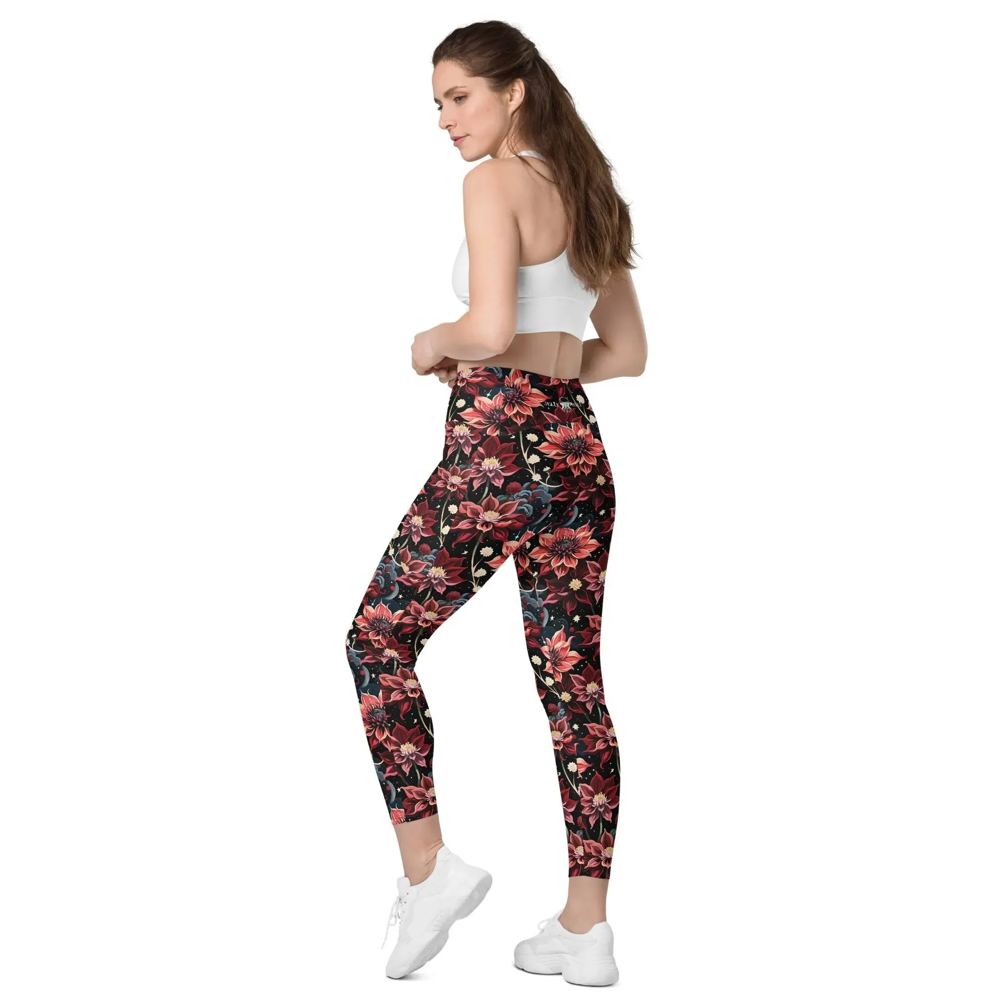 Leggings with Pockets Twilight Dahlia