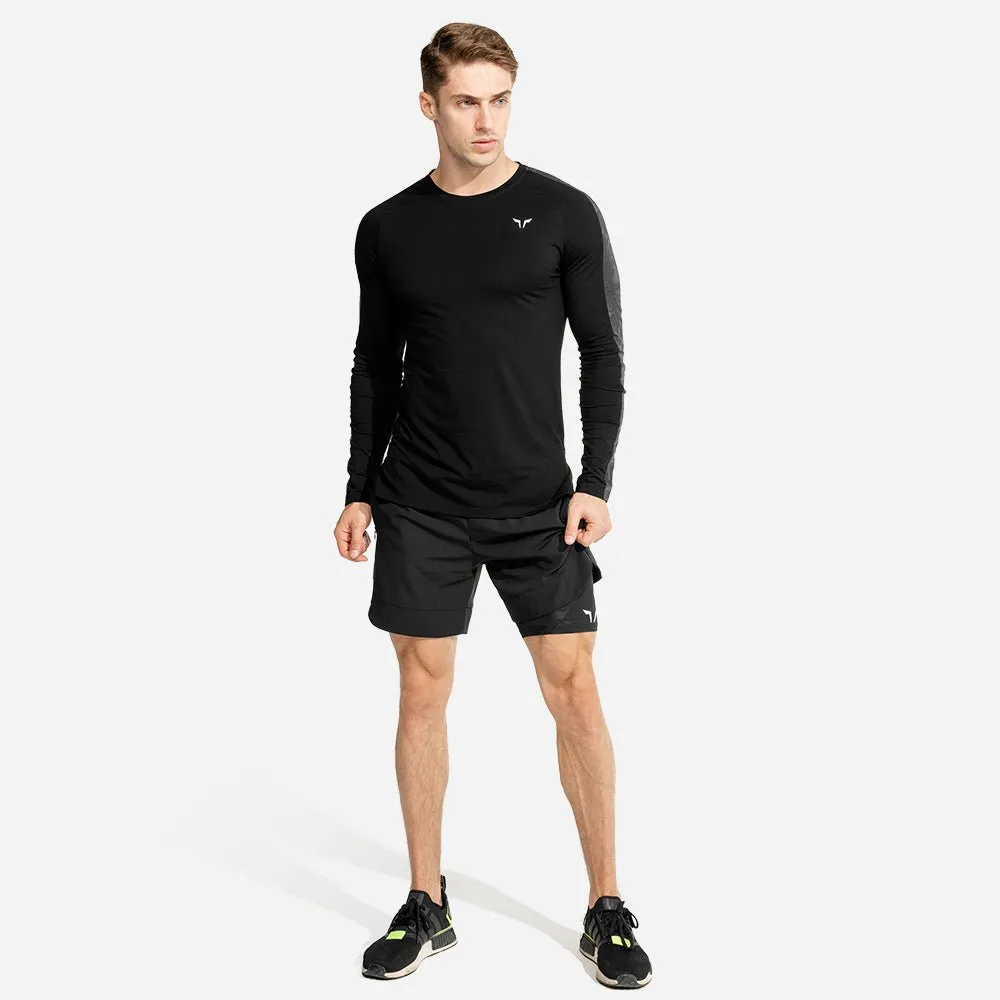 Limitless Long Sleeves Top - Black