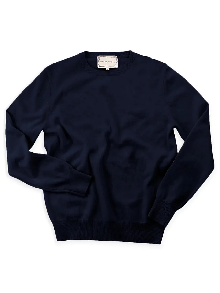 Lingua Franca Cashmere Crewneck