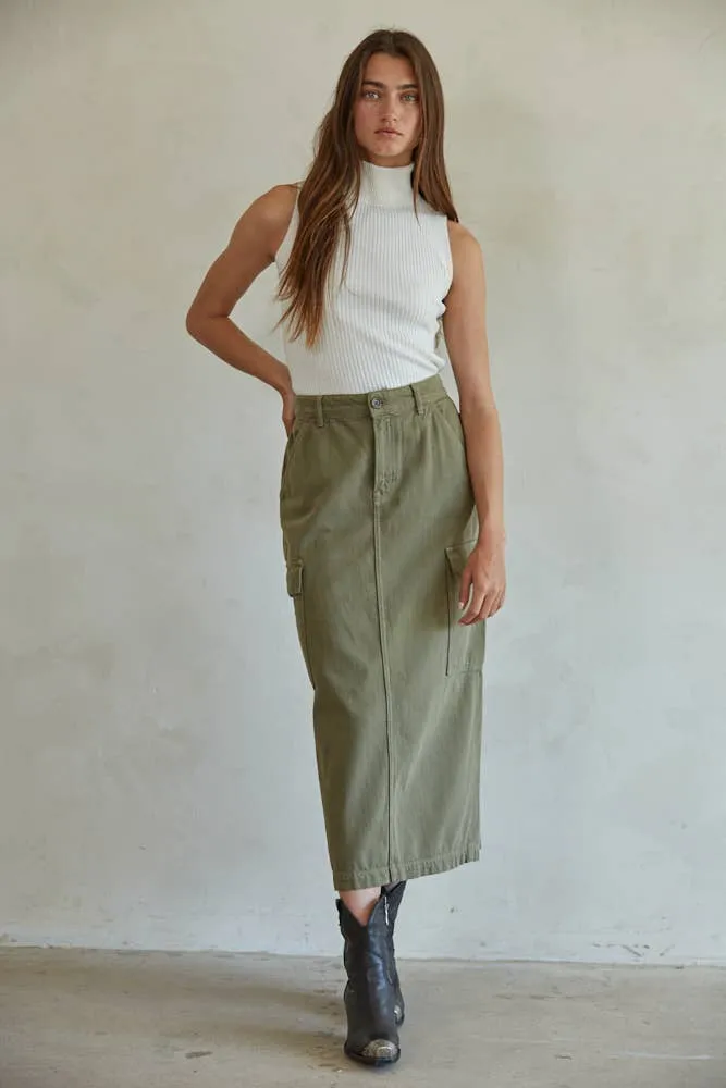 Lola Knit Turtleneck Sleeveless Pullover Top