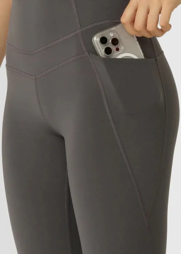 Lorna Jane Stomach Support 7/8 Leggings - Titanium