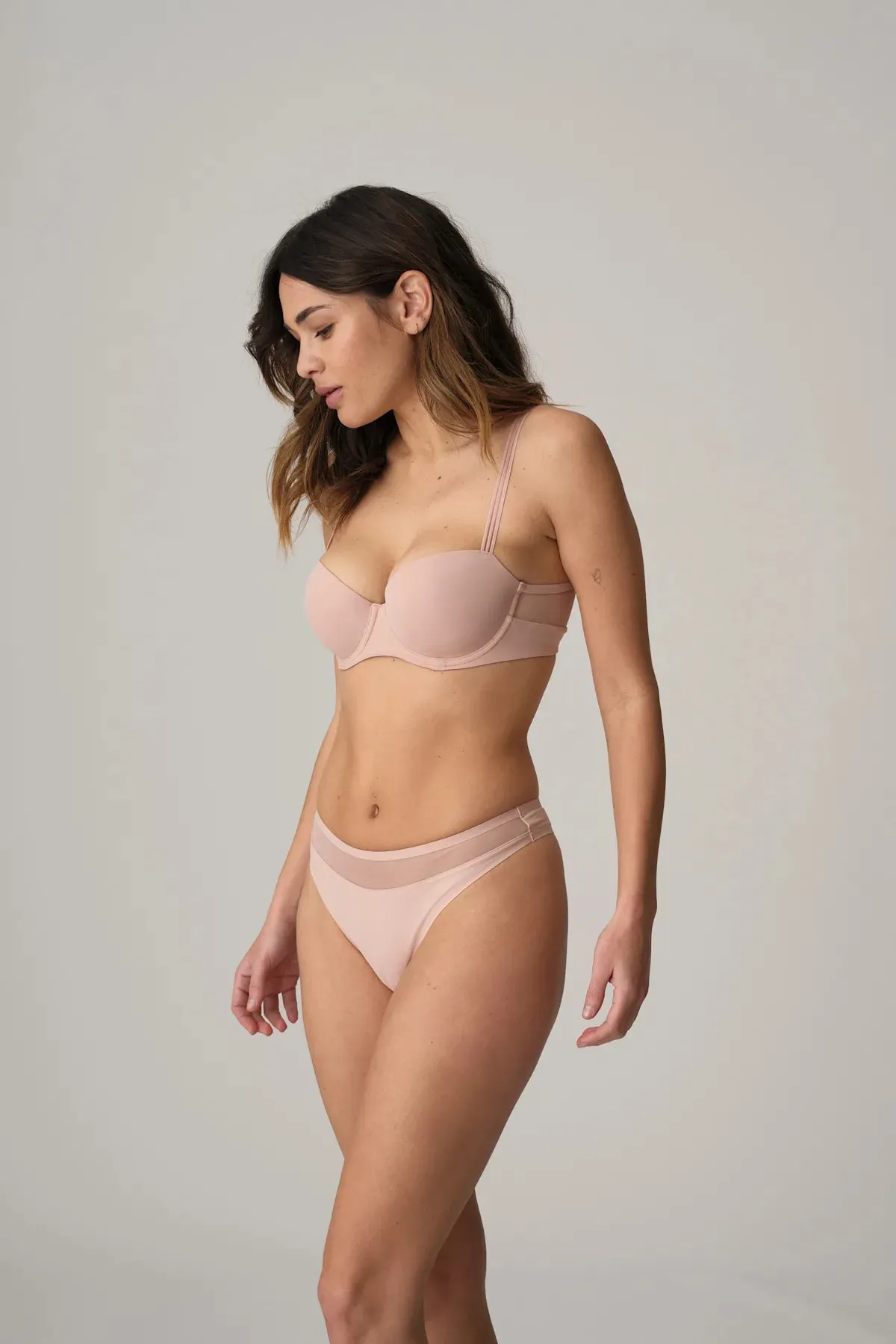 Louie Padded Balconny Bra In Powder Rose - Marie Jo