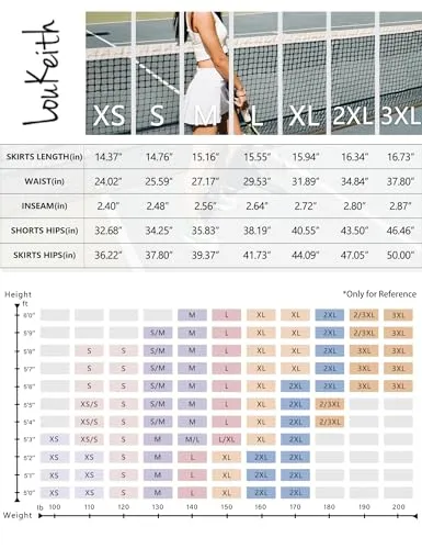 LouKeith Tennis Skirts for Women Golf Athletic Activewear Skorts Mini Summer Workout Running Shorts with Pockets Black