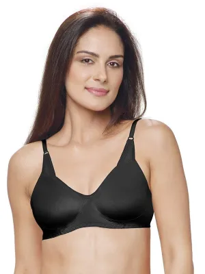 Lovable Black Non Padded Non Wired Full Coverage Bra ADL-13-Black