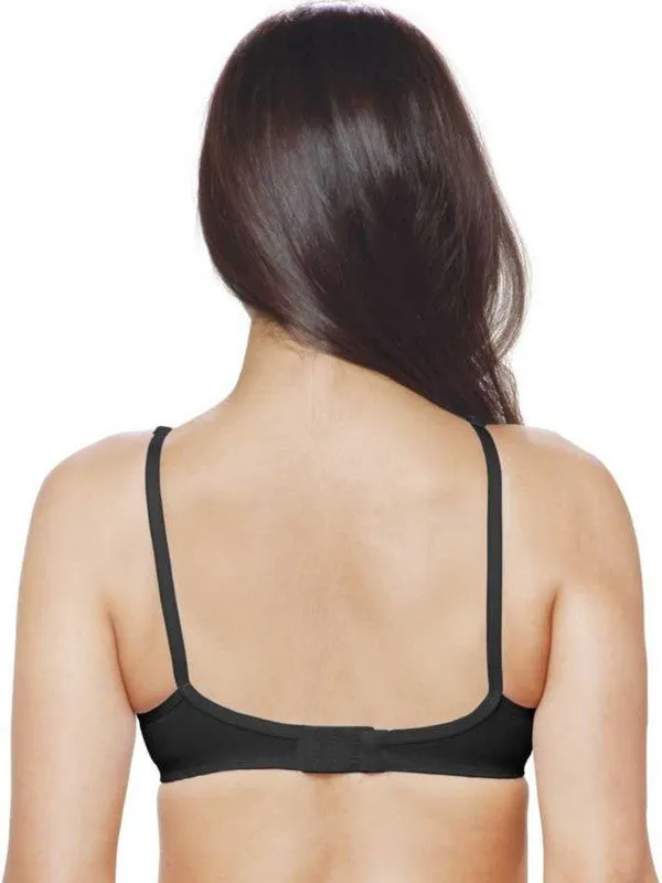 Lovable Black Non Padded Non Wired Full Coverage Bra ADL-13-Black