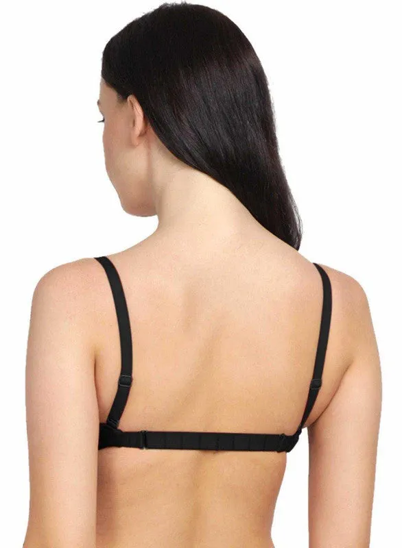 Lovable Black Non Padded Non Wired Full Coverage Bra MYFITBRA-Black