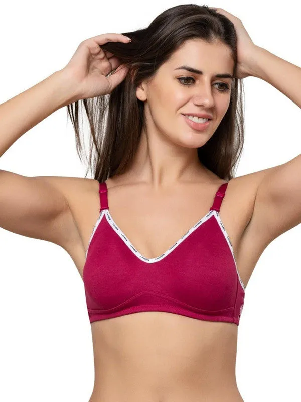 Lovable Rasberry Non Padded Non Wired Full Coverage Bra NEXA 7-Rasberry
