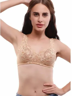 Lovable Skin Non Padded Non Wired Full Coverage Bra L0596-Skin