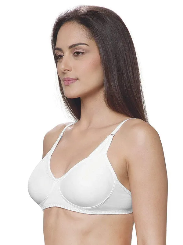 Lovable White Non Padded Non Wired Full Coverage Bra ADL-13-White