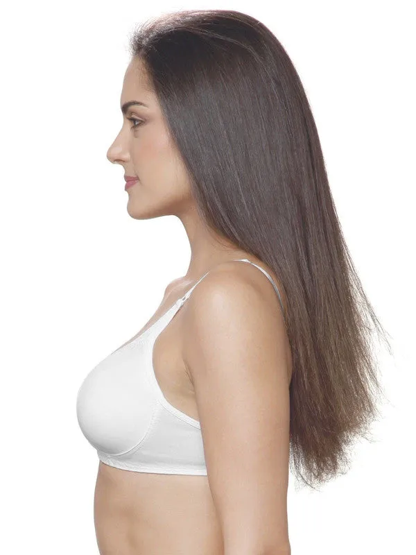 Lovable White Non Padded Non Wired Full Coverage Bra ADL-13-White