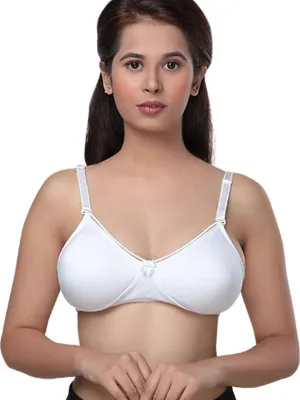 Lovable White Non Padded Non Wired Full Coverage Bra MARVEL-White