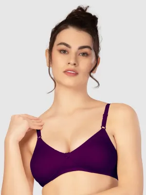 Lovable Wine Non Padded Non Wired Full Coverage Bra CLASSIC - Wine