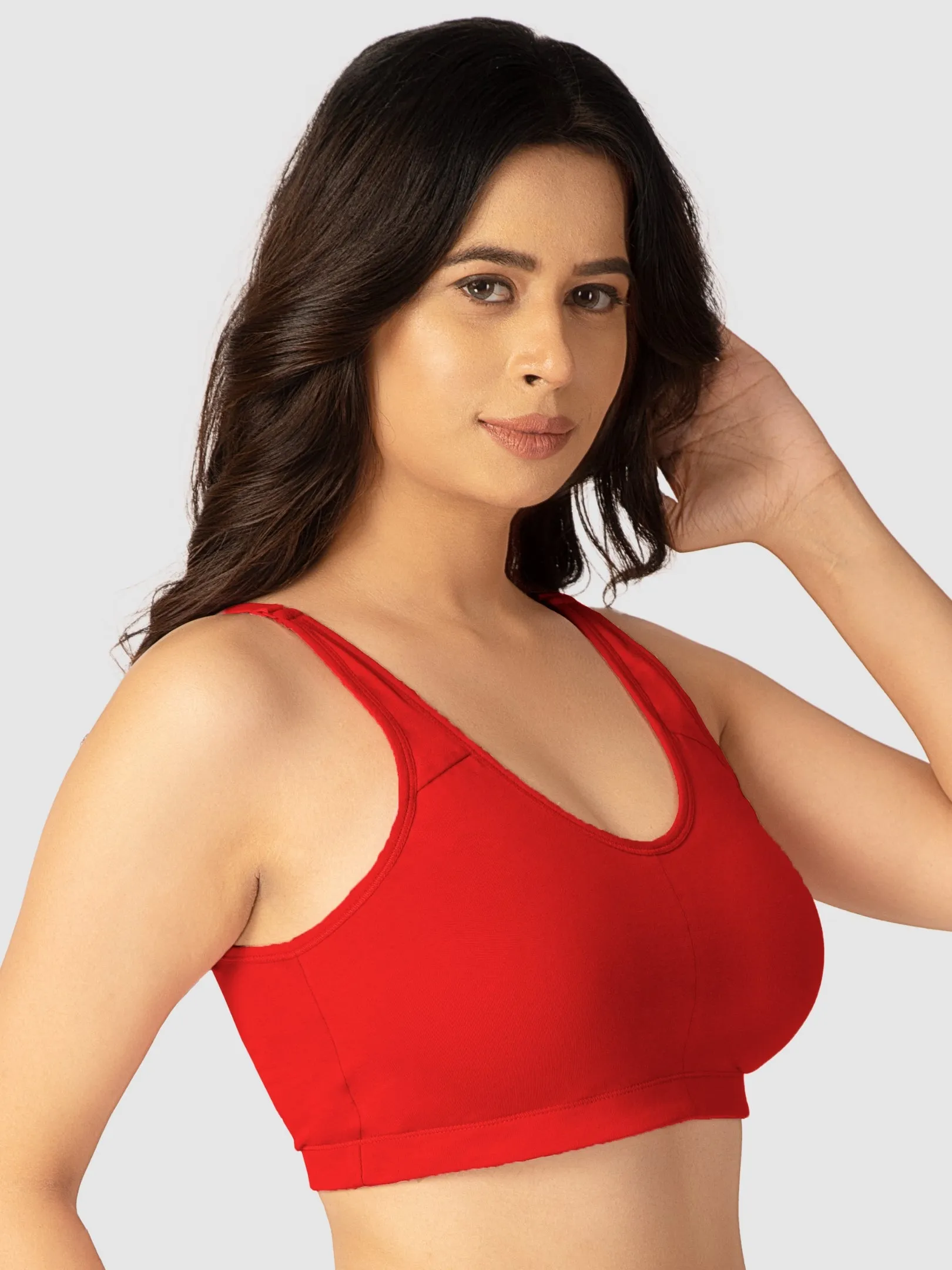 Lovable Womens Removable pad Non Wired Full Coverage Sports Bra