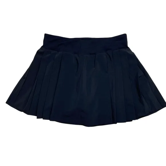 Lululemon Side-Pleat High-Rise Tennis SkirtBlack 6 W8ADU