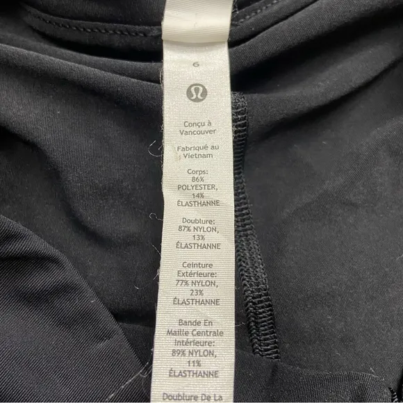 Lululemon Side-Pleat High-Rise Tennis SkirtBlack 6 W8ADU
