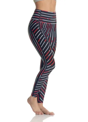 Maaji Dazzling High Barres Steel High Rise Full Leggings