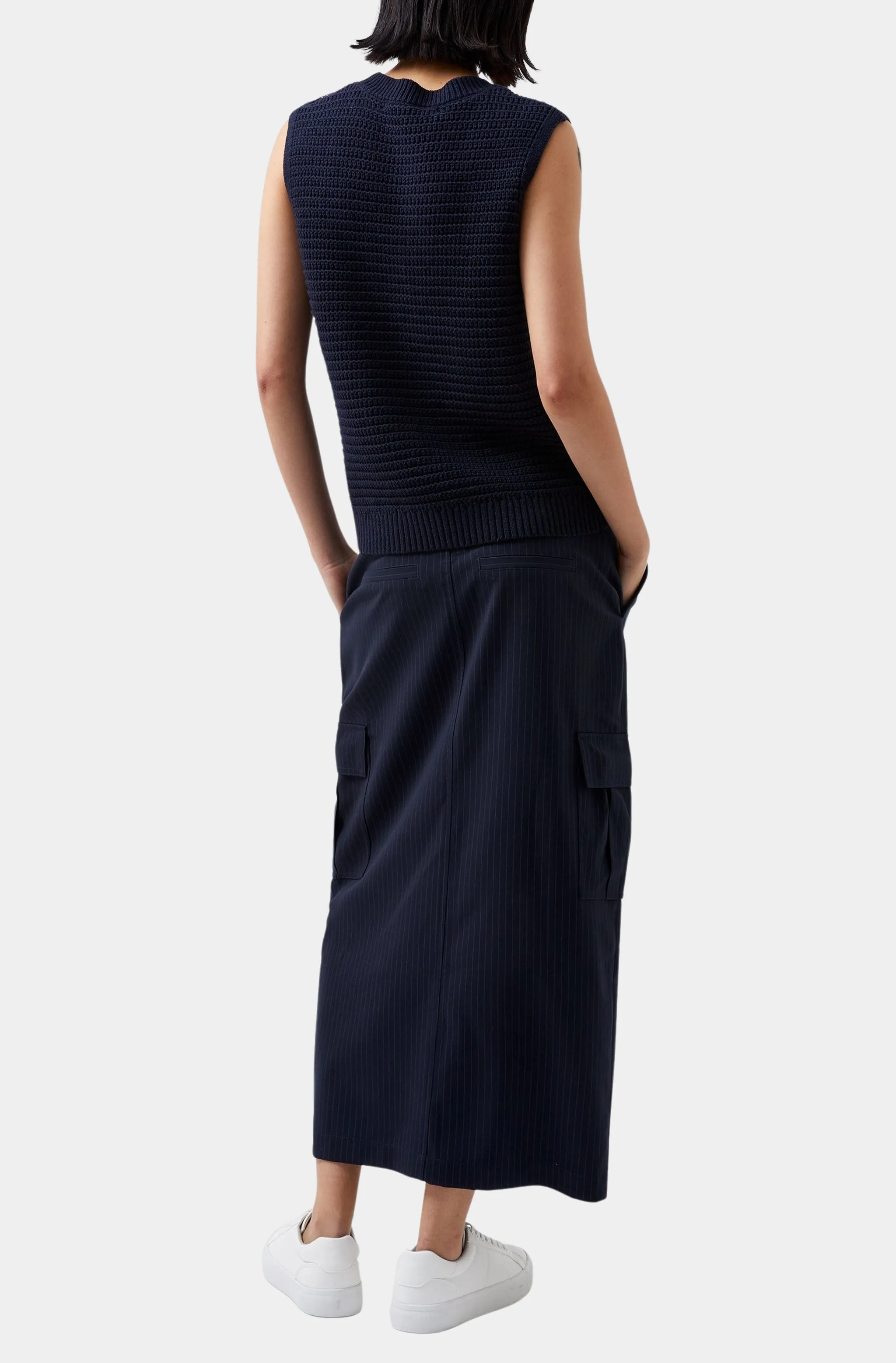 Manda Open Knit Vest