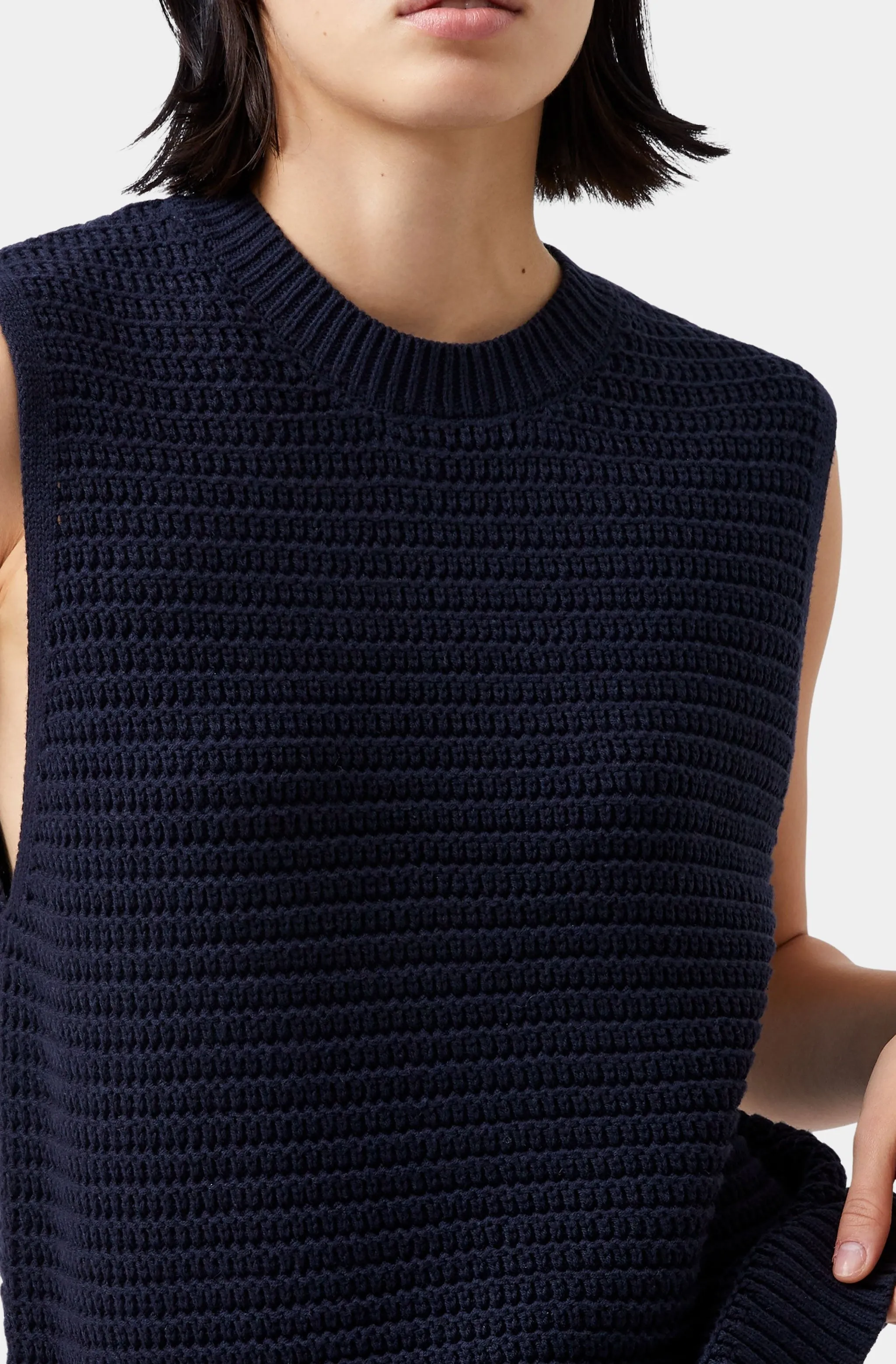 Manda Open Knit Vest