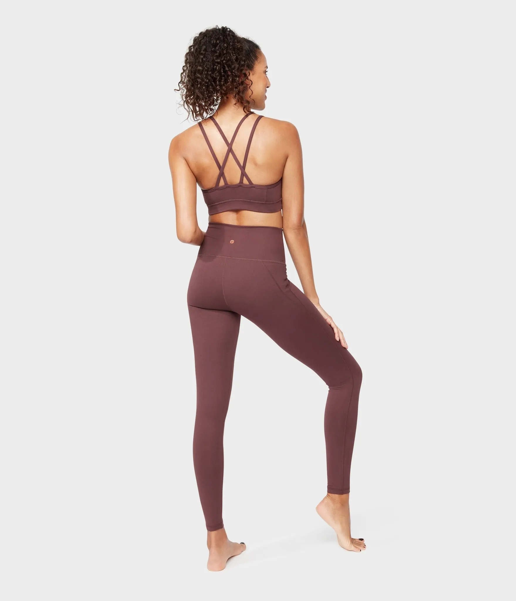 Manduka Apparel - Women's Essential High Line - Dark Chestnut