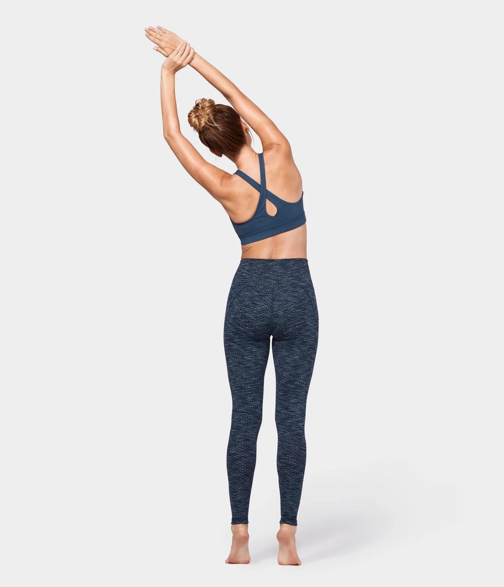 Manduka Apparel - Women's Essential High Line - Indigo Jacquard