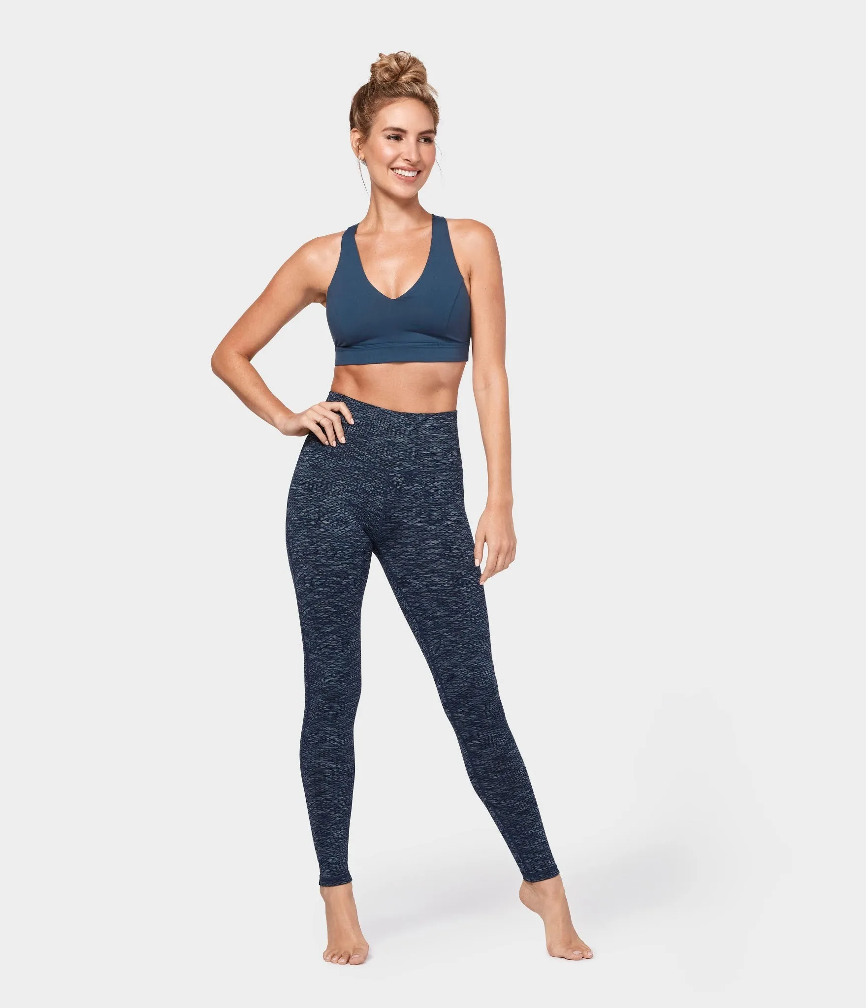 Manduka Apparel - Women's Essential High Line - Indigo Jacquard