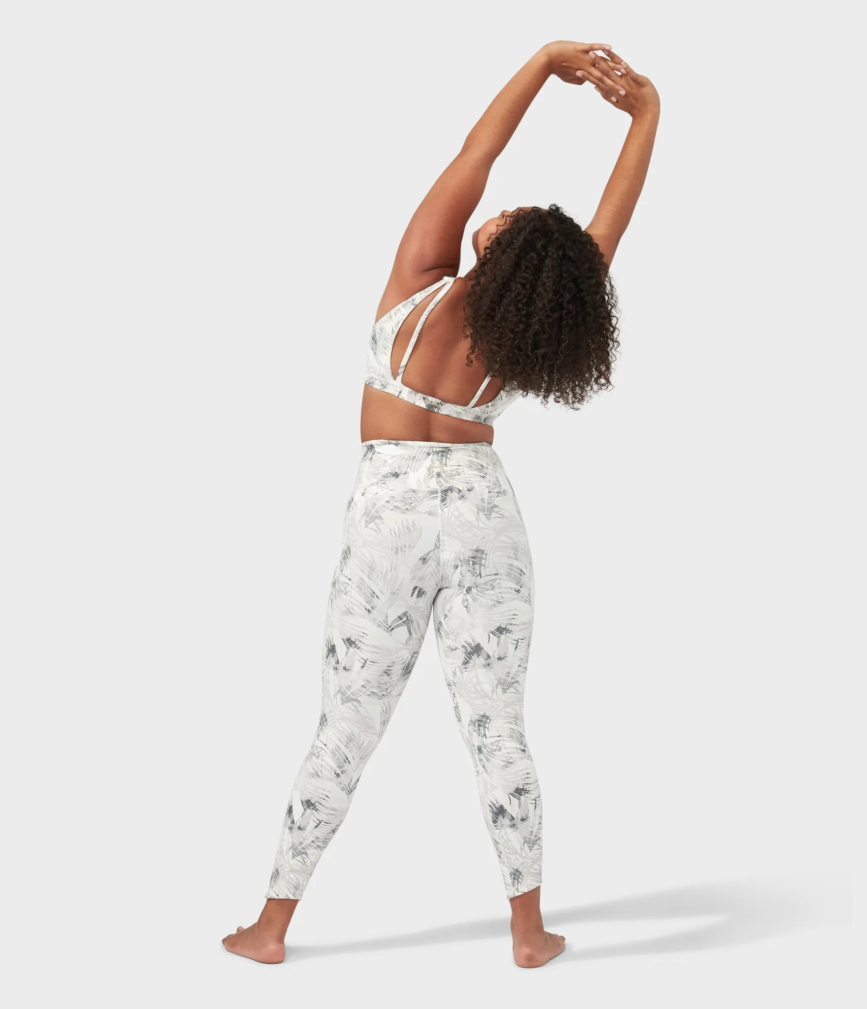 Manduka Apparel - Women's PRO Legging - High Rise 7/8 W/Pocket - Tropics - Grey