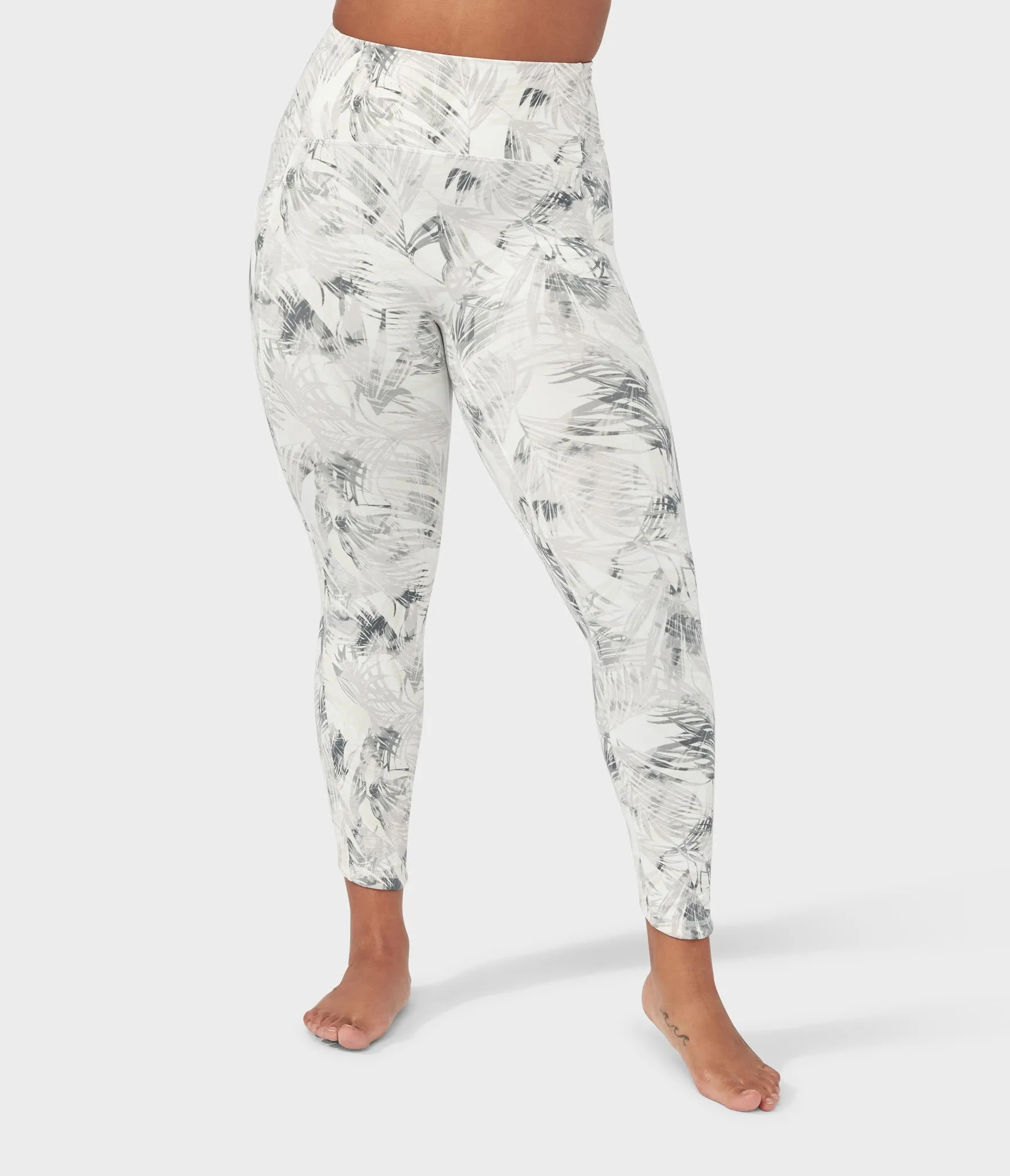 Manduka Apparel - Women's PRO Legging - High Rise 7/8 W/Pocket - Tropics - Grey