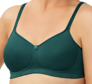 Mara Non-Wired Padded Mastectomy Bra - Dark Jade