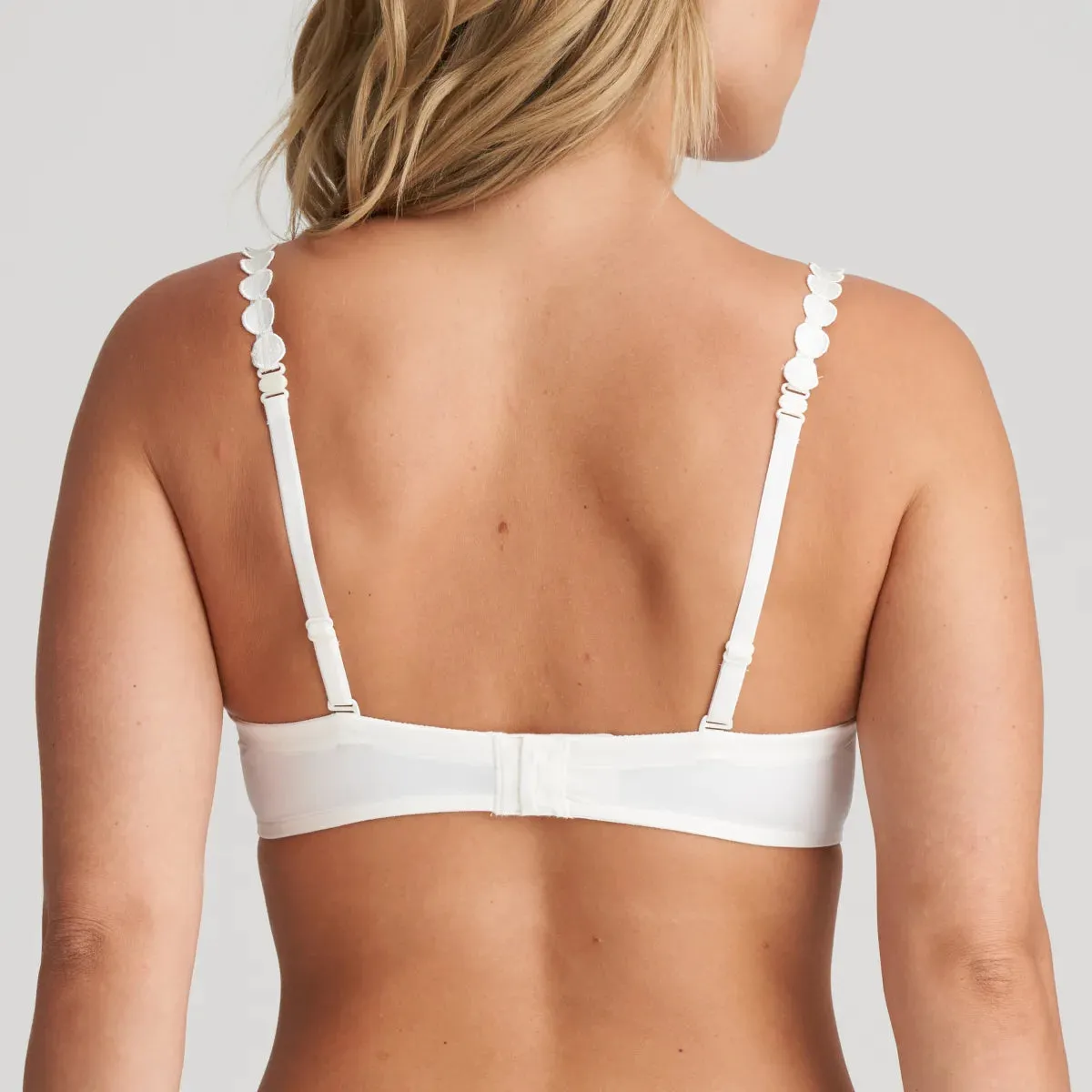 Marie Jo Tom Padded Heart Shape Bra 0120826- Natural/White