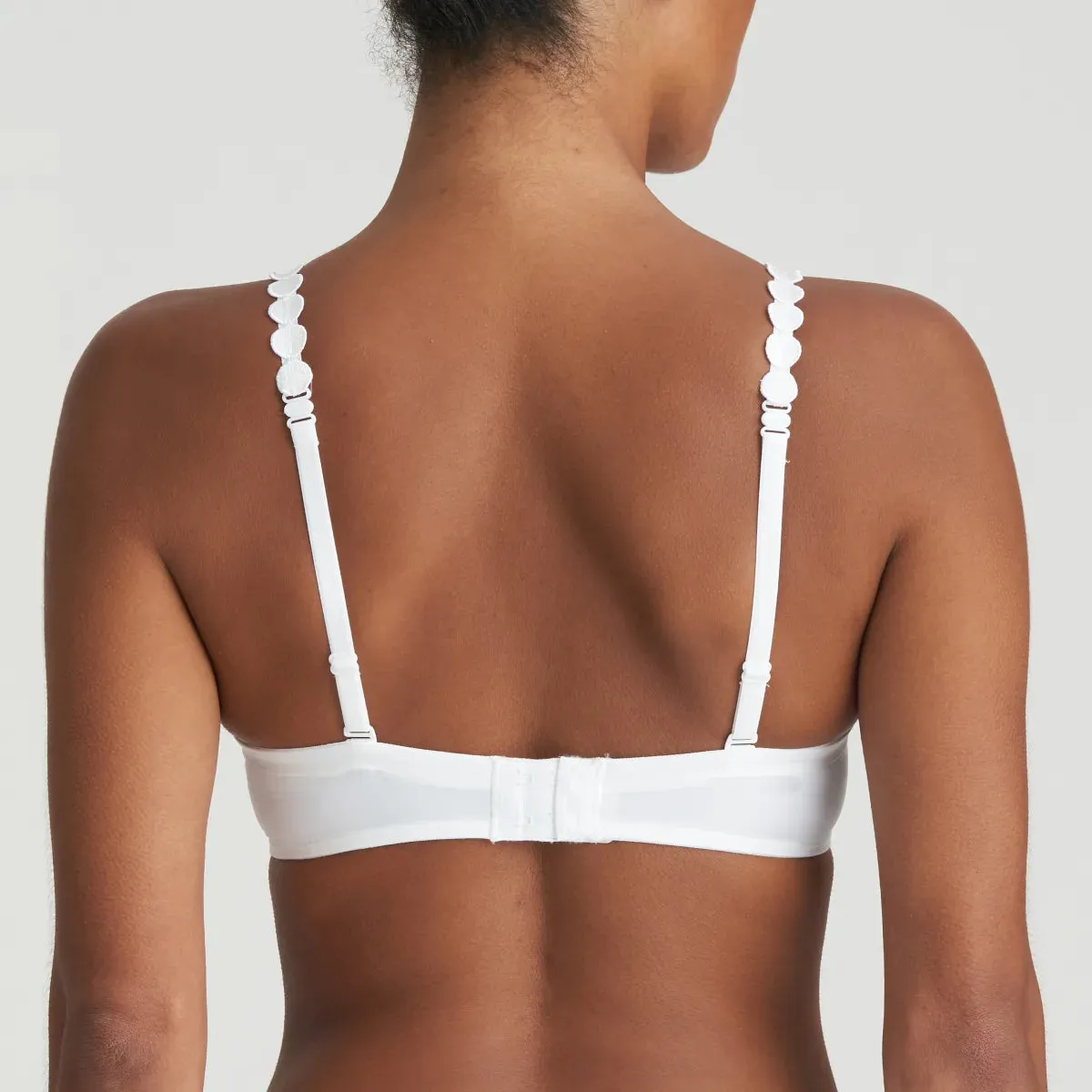 Marie Jo Tom Padded Heart Shape Bra 0120826- Natural/White