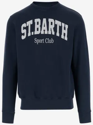 MC2 Saint Barth Cotton Sweatshirt med logotyp
