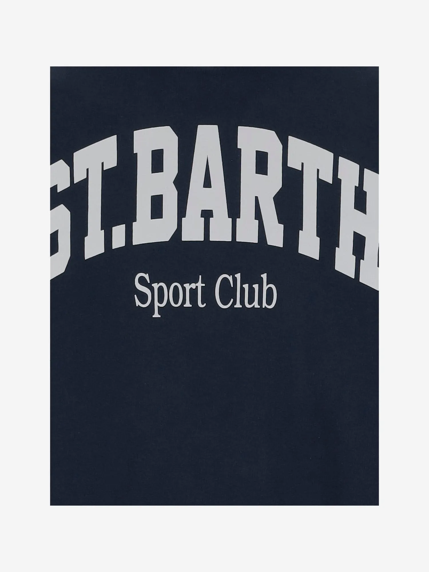 MC2 Saint Barth Cotton Sweatshirt med logotyp