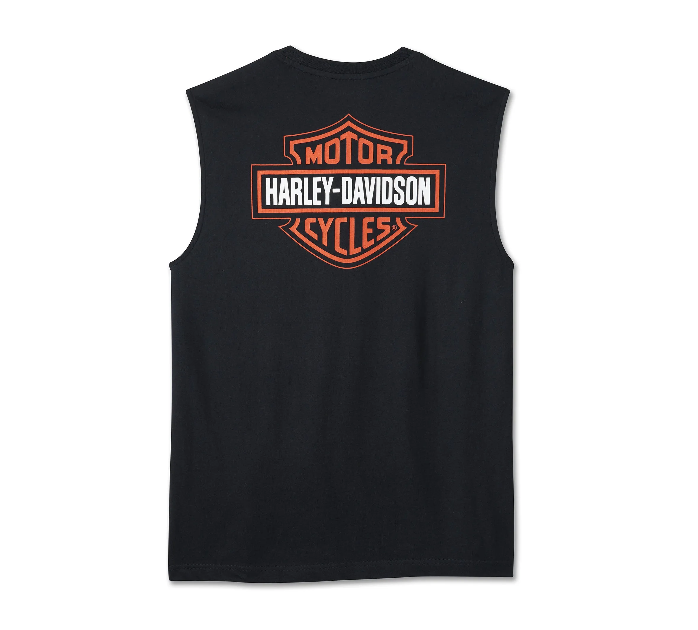 Men's Bar & Shield Muscle Tee - Black Beauty