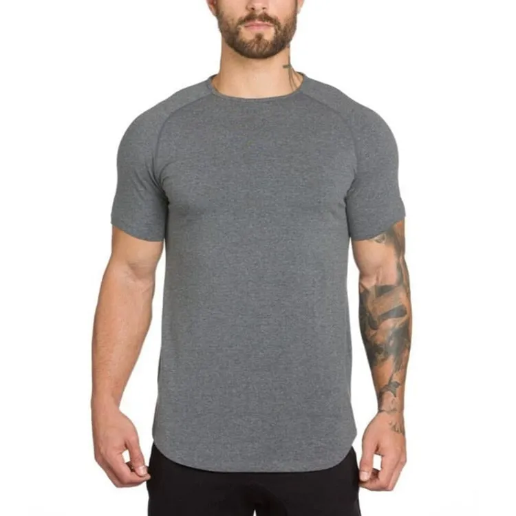 Men's Fitness Short Sleeve Muscle Shirt