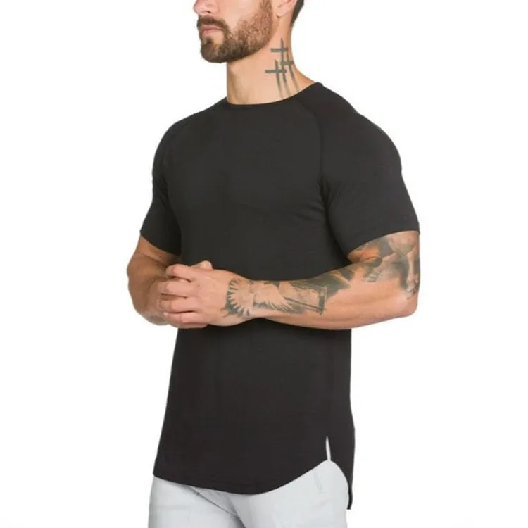 Men's Fitness Short Sleeve Muscle Shirt