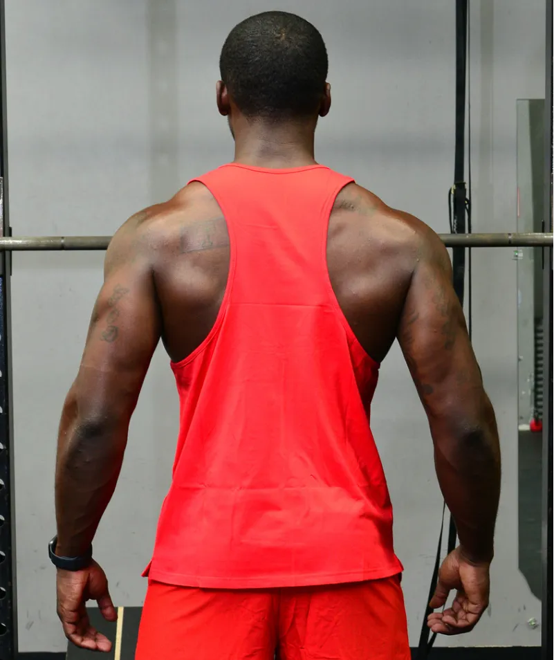 Men's Level Up Muscle Tank | Red