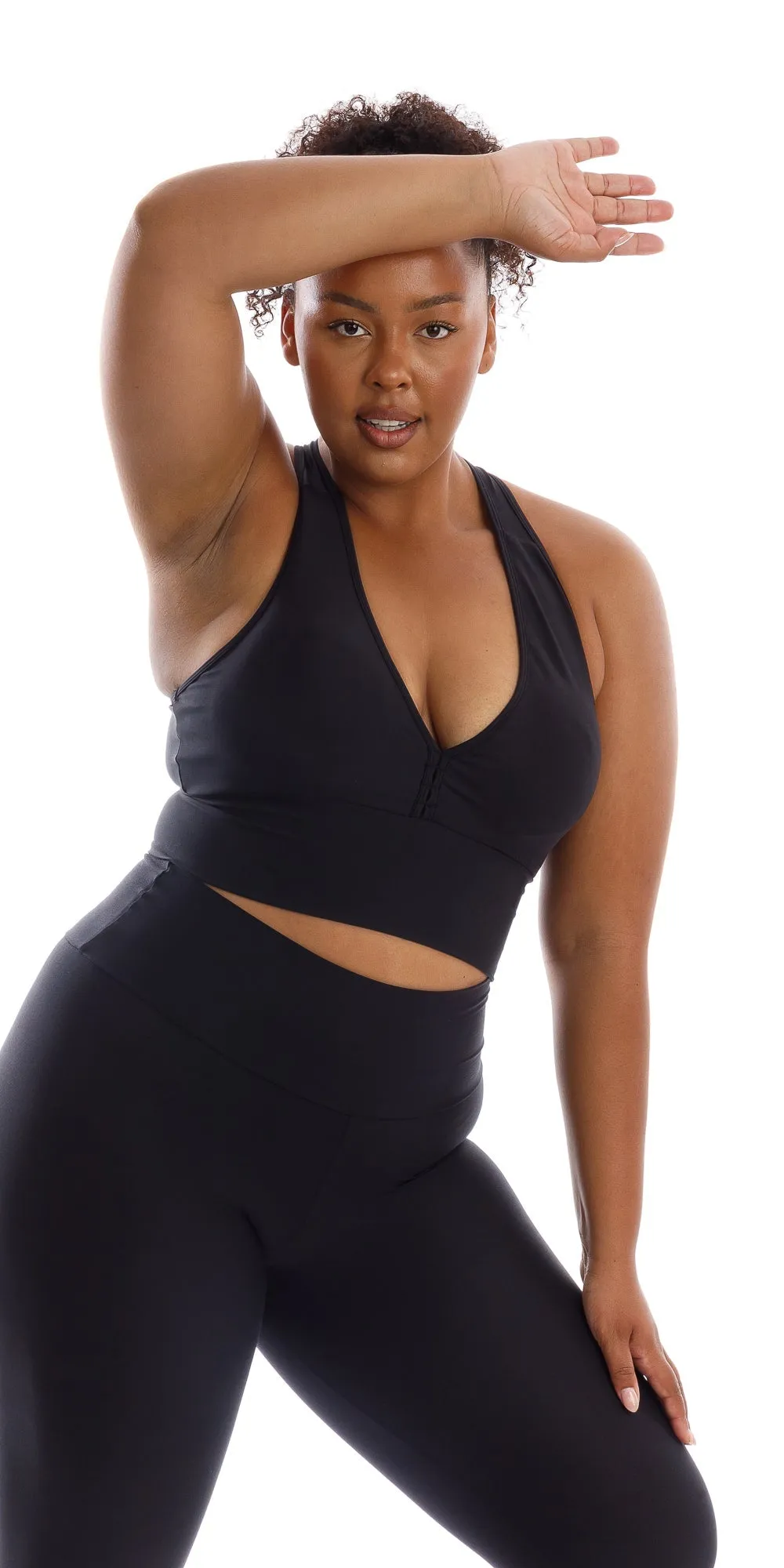 Midnight Eco Racer Back Bra