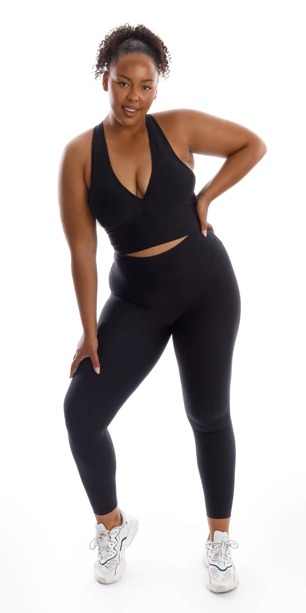 Midnight Eco Racer Back Bra