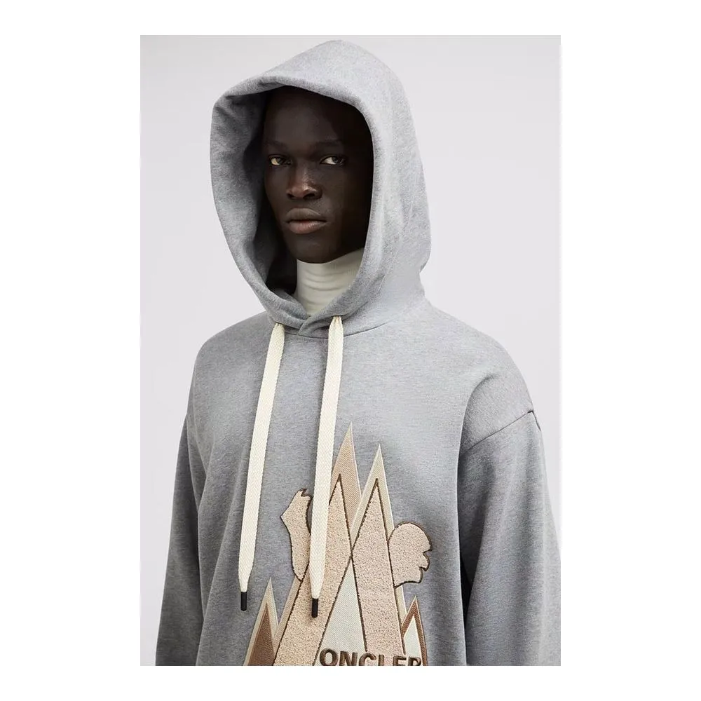 Moncler Gray Cotton Sweater