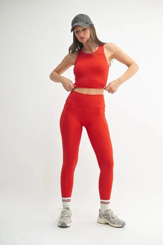 MONO B Venice Cloud Light Sculpt High-Waisted Leggings