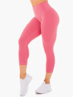 Motion High Waisted 7/8 Leggings - Pink Lemonade