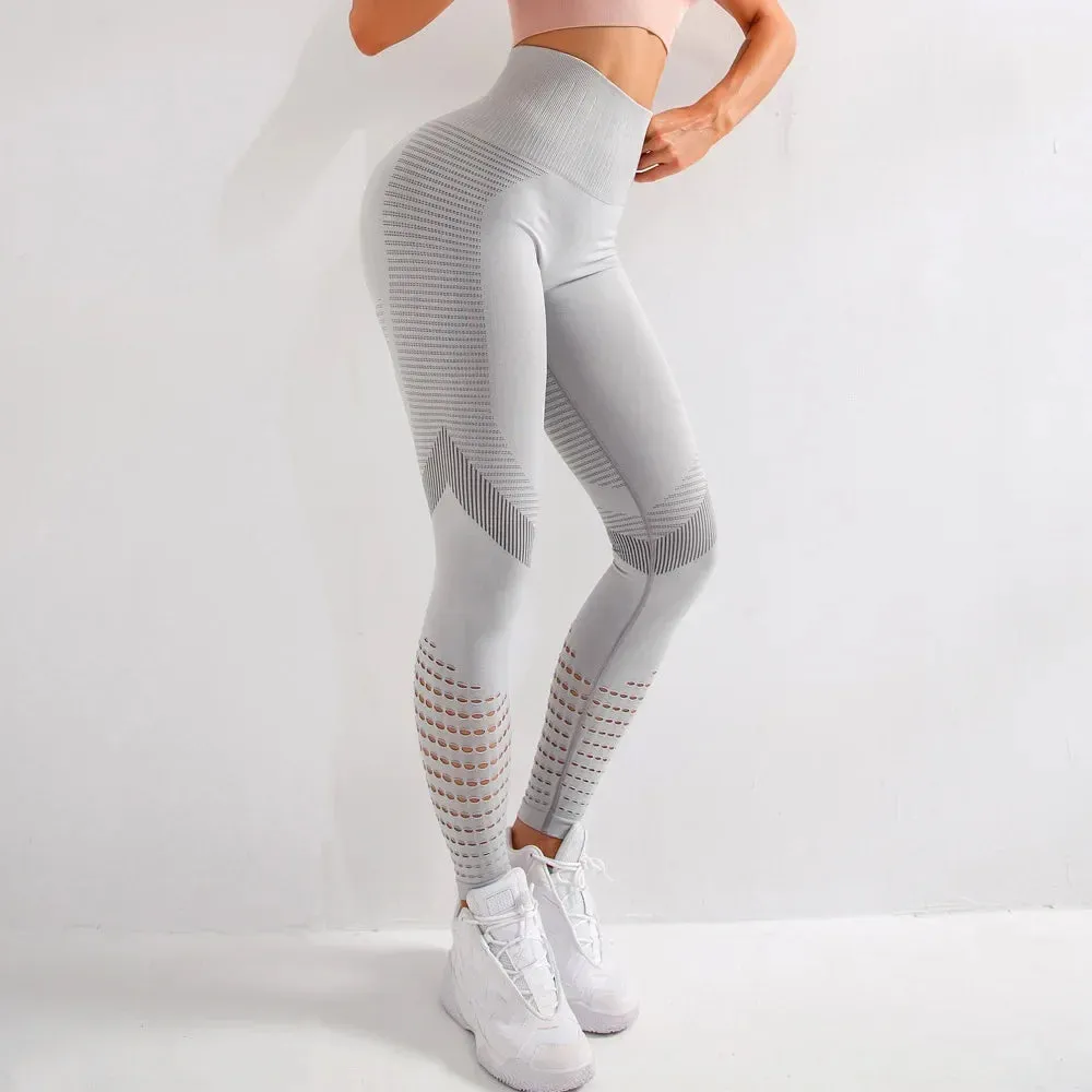 Move Like Diva Seamless Compression Yoga Leggings