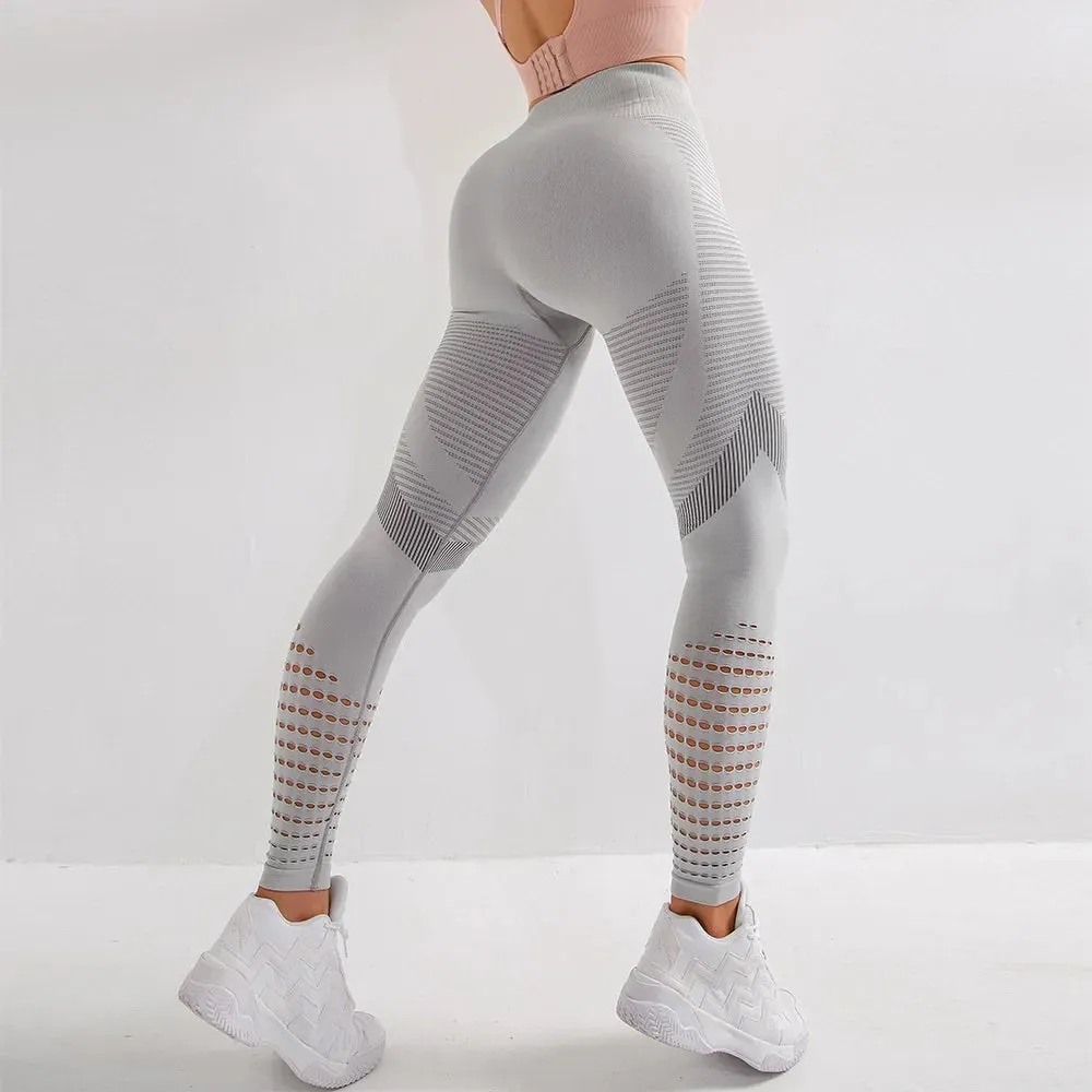 Move Like Diva Seamless Compression Yoga Leggings