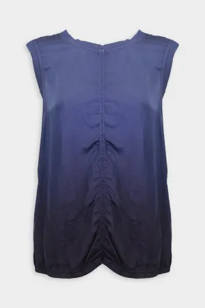 Muscle Medley Tee in Indigo Dip Dye